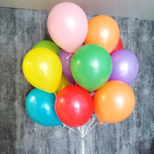 Шары гелиевые пастель ассорти