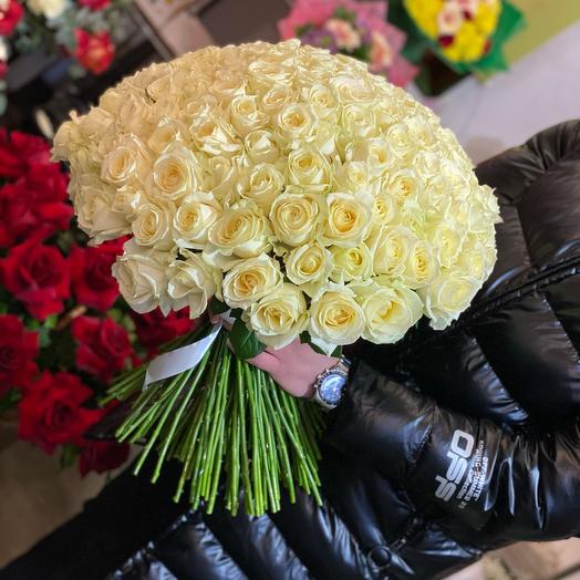 Rosas blancas 70cm