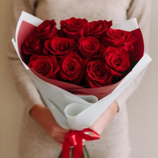 Букет из 11 красных роз