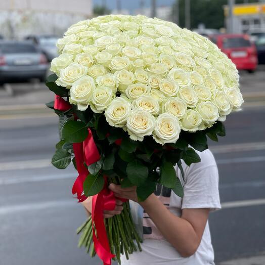 Роза 80 см 101 штук
