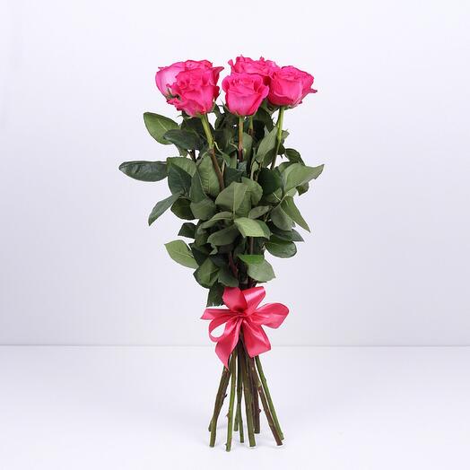 Bouquet of 11 Pink Floyd roses 70cm