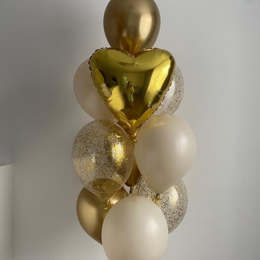 Globos de helio de aire (globos) para ella: 10pcs