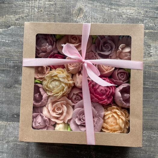 Flores de Vausefir en una Caja de 20x20x4