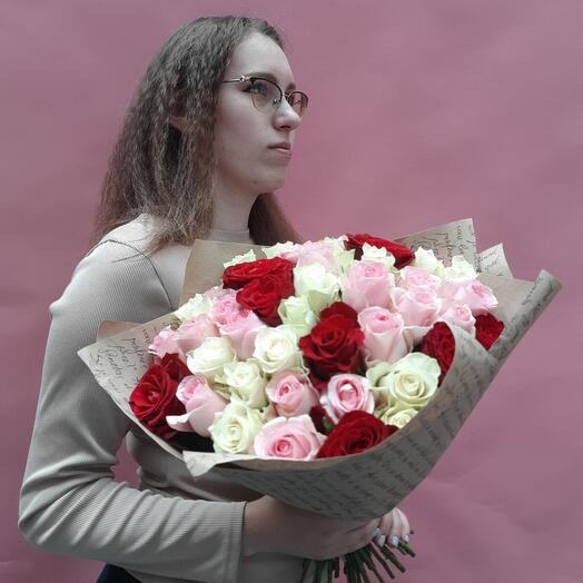 Mezcla de bayas de 51 rosas