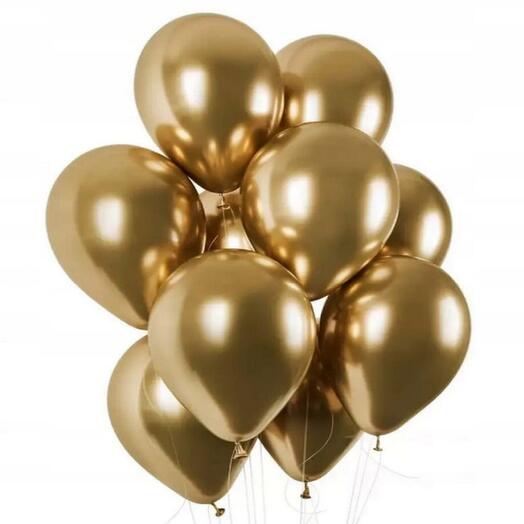 Fuente de bolas 10pcs oro satinado (02040008)