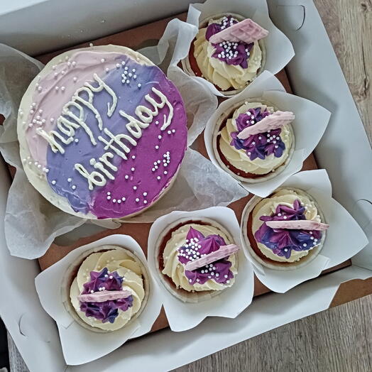 Бенто набор с капкейками