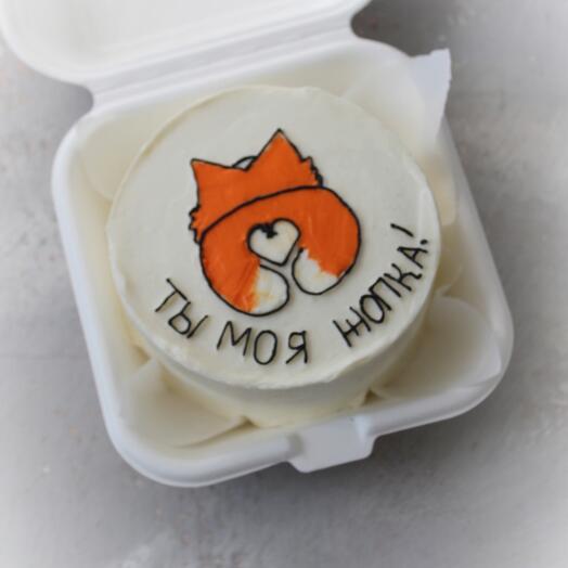 Бенто торт любимому человеку "Ты моя жопка"