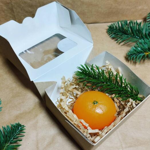 Мандарин из мыла ручной работы