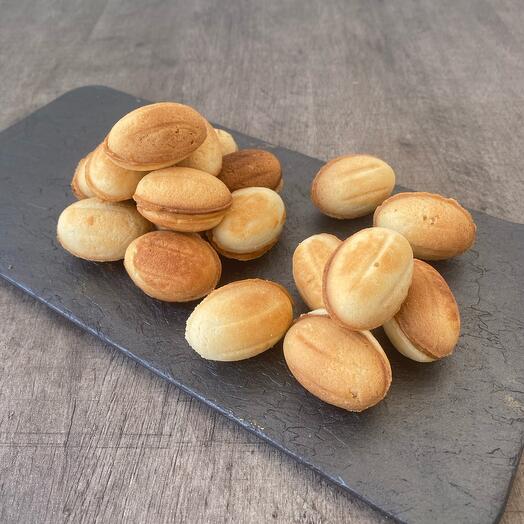 Nueces con leche condensada