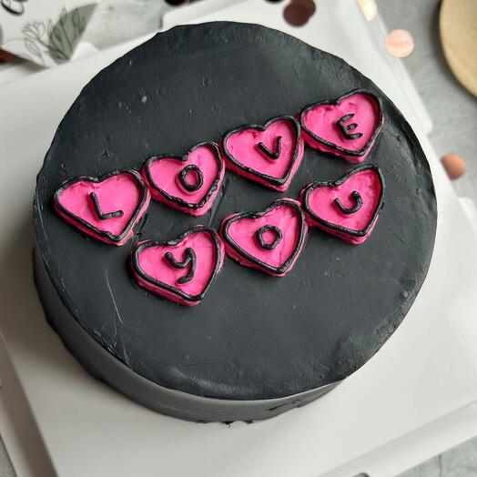 Бенто торт "Love you"