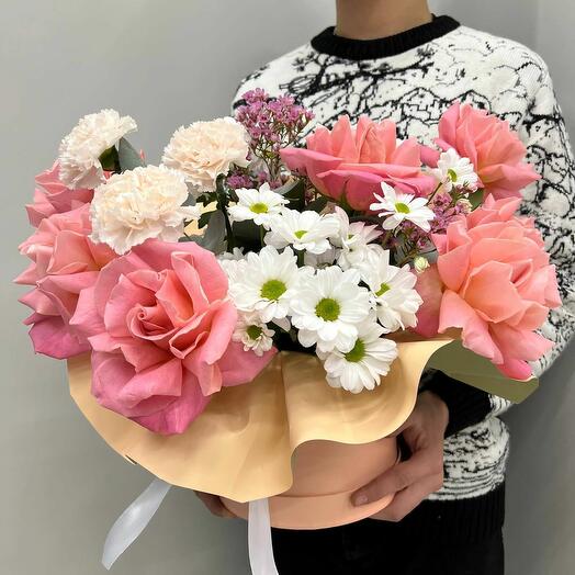 Композиция  в коробке🌹🌸