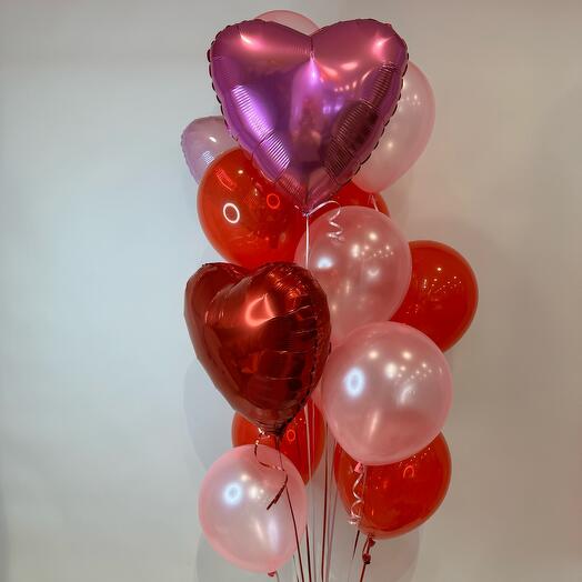 A large set of balloons