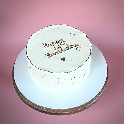 Торт 1 кг "Happy birthday" С днём рождения