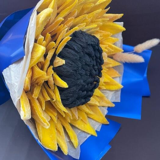 Букет из сухофруктов Подсолнух