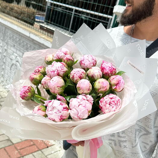 Bouquet of peonies 21