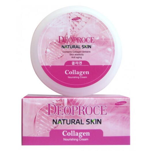Deoproce Natural Skin Collagen Nourishing Cream Крем для лица и тела с морским коллагеном (100 г)