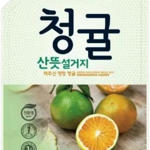 Lion Blending by Chamgreen Unripe Green Tangerine Средство для мытья посуды, овощей и фруктов - 1,2 л (пакет)