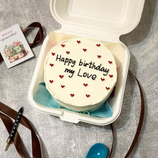 Бенто торт hb my love