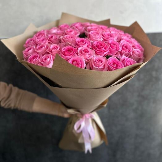 Букет из 35 роз Аква🌹