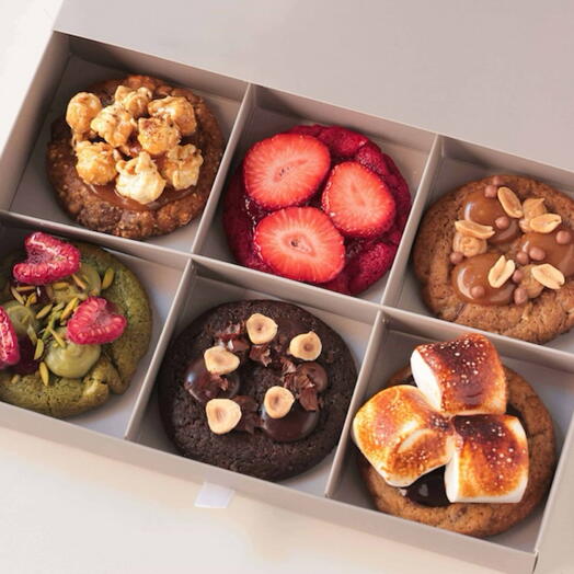 6 pcs cookie box