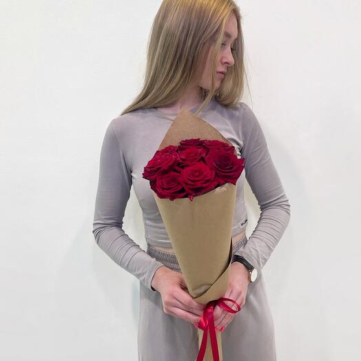 Букет красных роз🌹