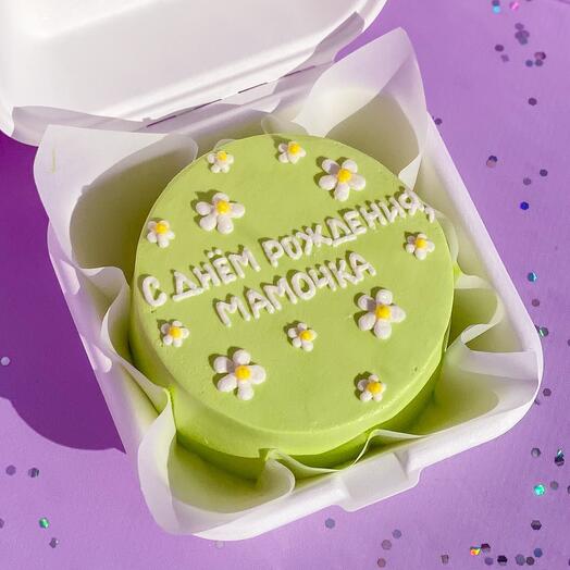 Bento cake for mom "Happy birthday, Mommy"