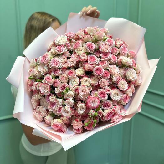 Микс 35 кустовых роз