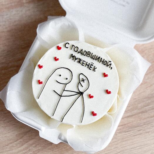 Бенто-торт «с годовщиной» ♥️