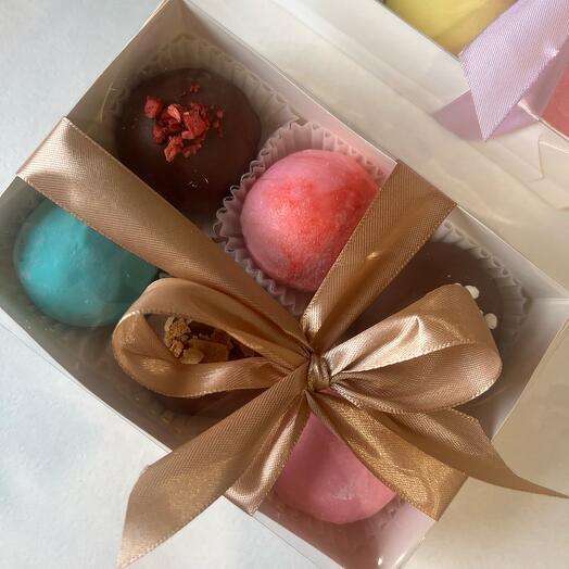 Набор моти + пирожное картошка