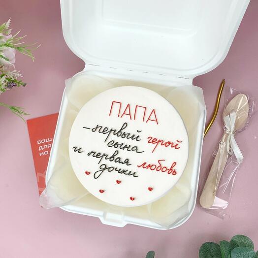 Бенто торт папе