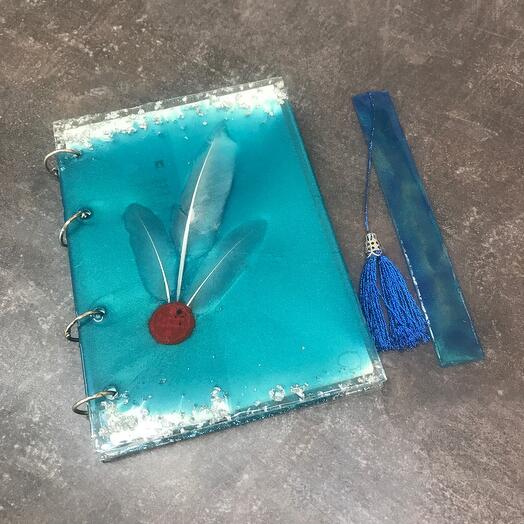 Ежедневник из эпоксидной смолы