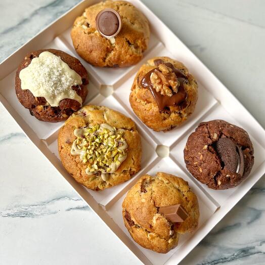 New! NY COOKIES. Ассорти кукис 6 штук