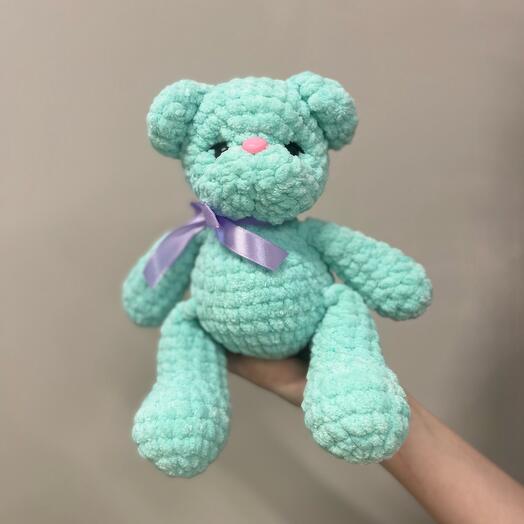 Вязаная игрушка «Мишка» ручной работы