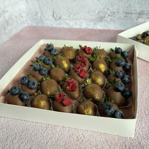 25 fragole al cioccolato