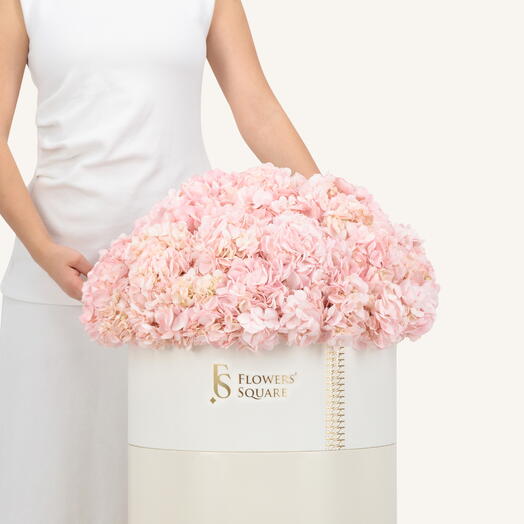 Pink Hydrangea Box Extra Large