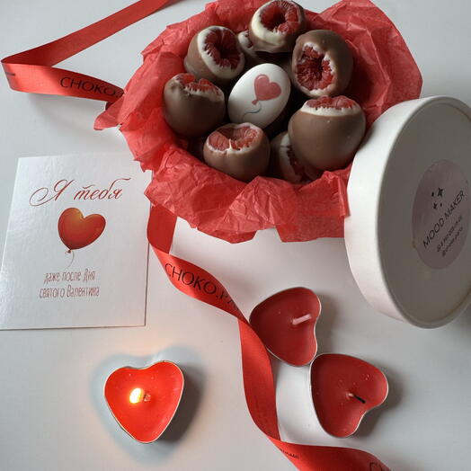 Малина в двойном шоколаде «Любовь»