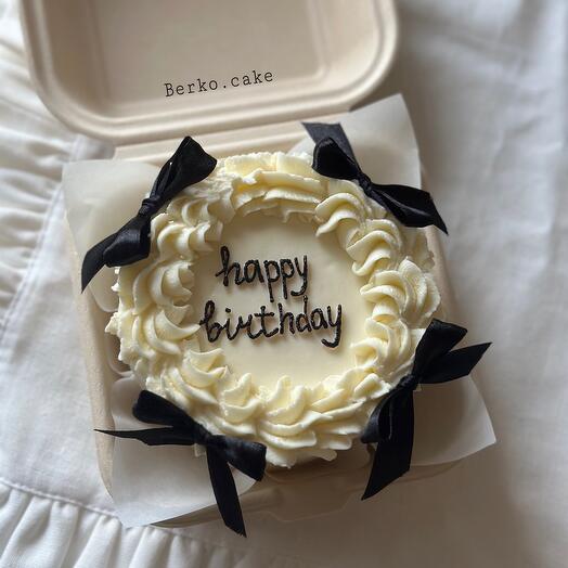 Бенто-торт с бантиками🎀 happy birthday для девушки,подруги,сестры