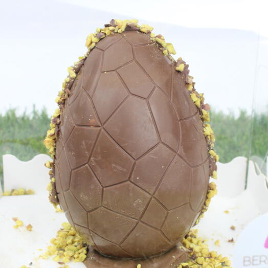 Easter Milk Chocolate and Pistachio Pieces