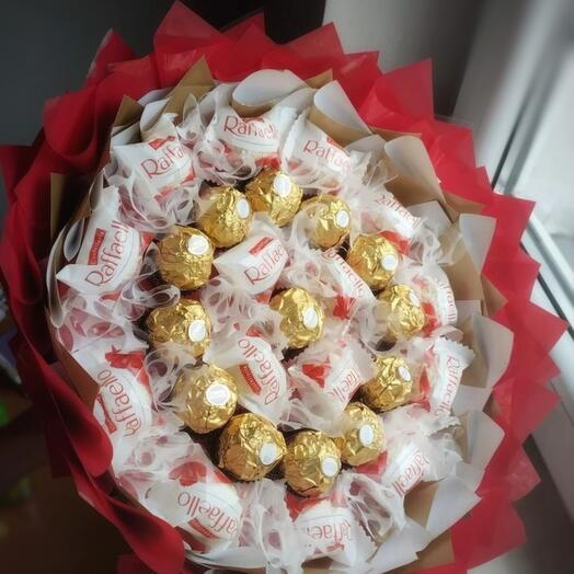 Букет Ферреро/рафаэлло круглый💗💕