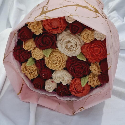 Букет из зефира микс