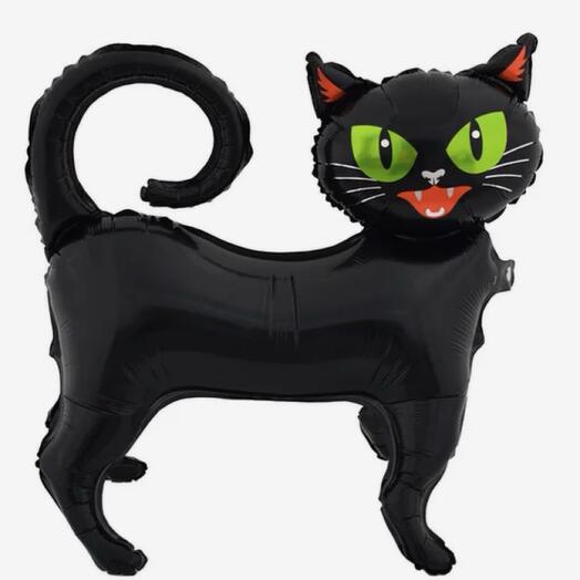 Шар , фигура черный кот, ходячка