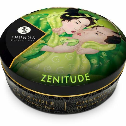 Массажное аромамасло в виде свечи, Exotic Green Tea, Зеленый чай, 30 мл