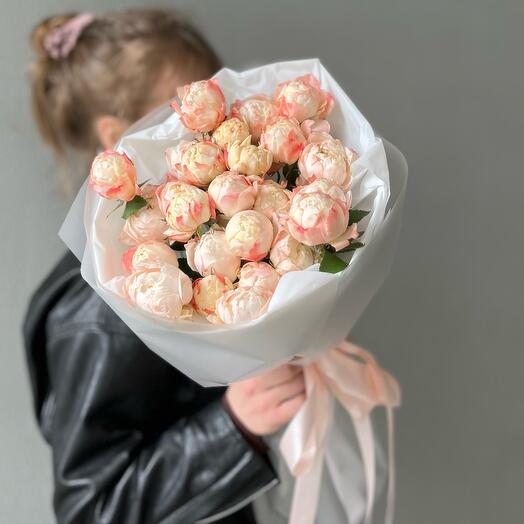 5 кустовых пионовидных роз Сиюка