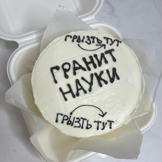Бенто торт «гранит науки»