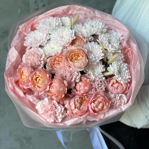 Букет Розовая Нежность