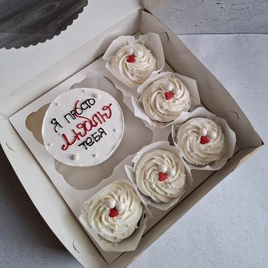 Набор бенто и капкейки Люблю тебя