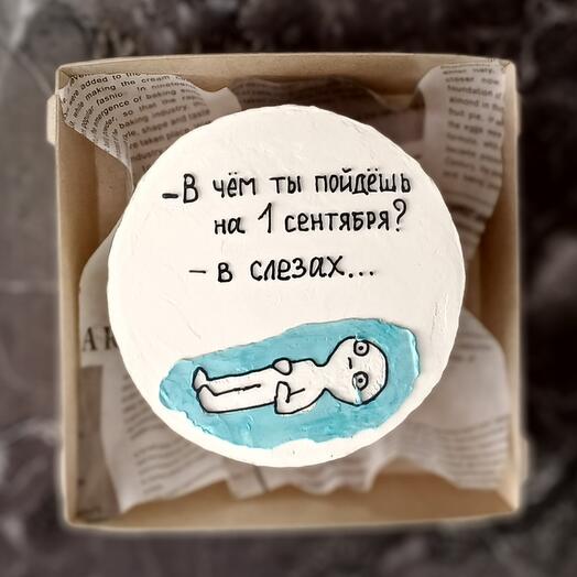 Бенто торт на 1 сентября, день знаний, школьнику, студенту, учителю, преподавателю
