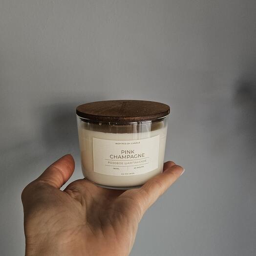 Aroma candle Pink Champagne