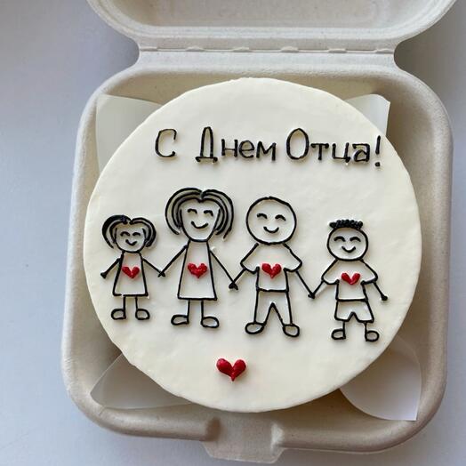 Бенто -торт на день отца 🧍‍♂️