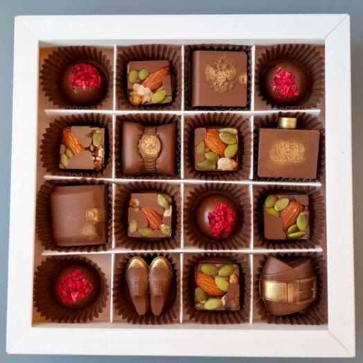 Набор шоколадных конфет в подарок мужчине, мужу, папе